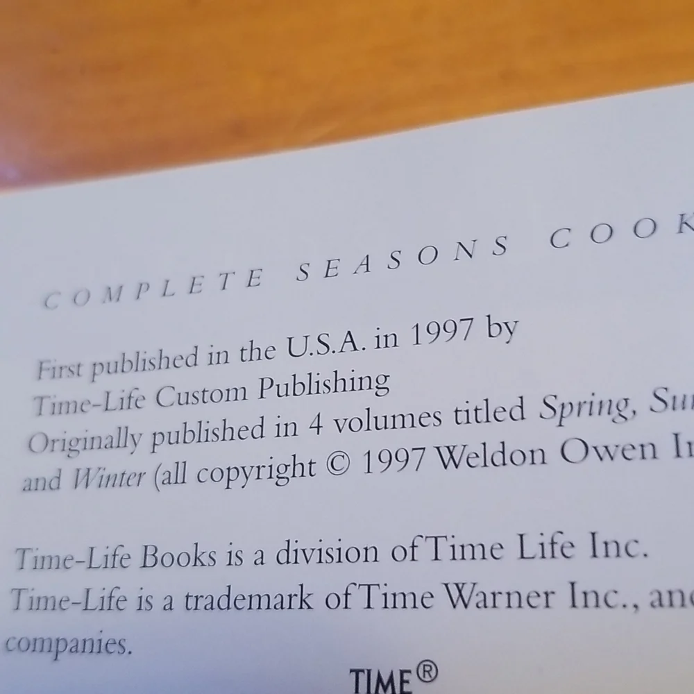 Cookbook Williams-Sonoma 